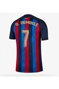 Barcelona Ousmane Dembele #7 Voetbaltruitje Thuis tenue 2022-23 Korte Mouw